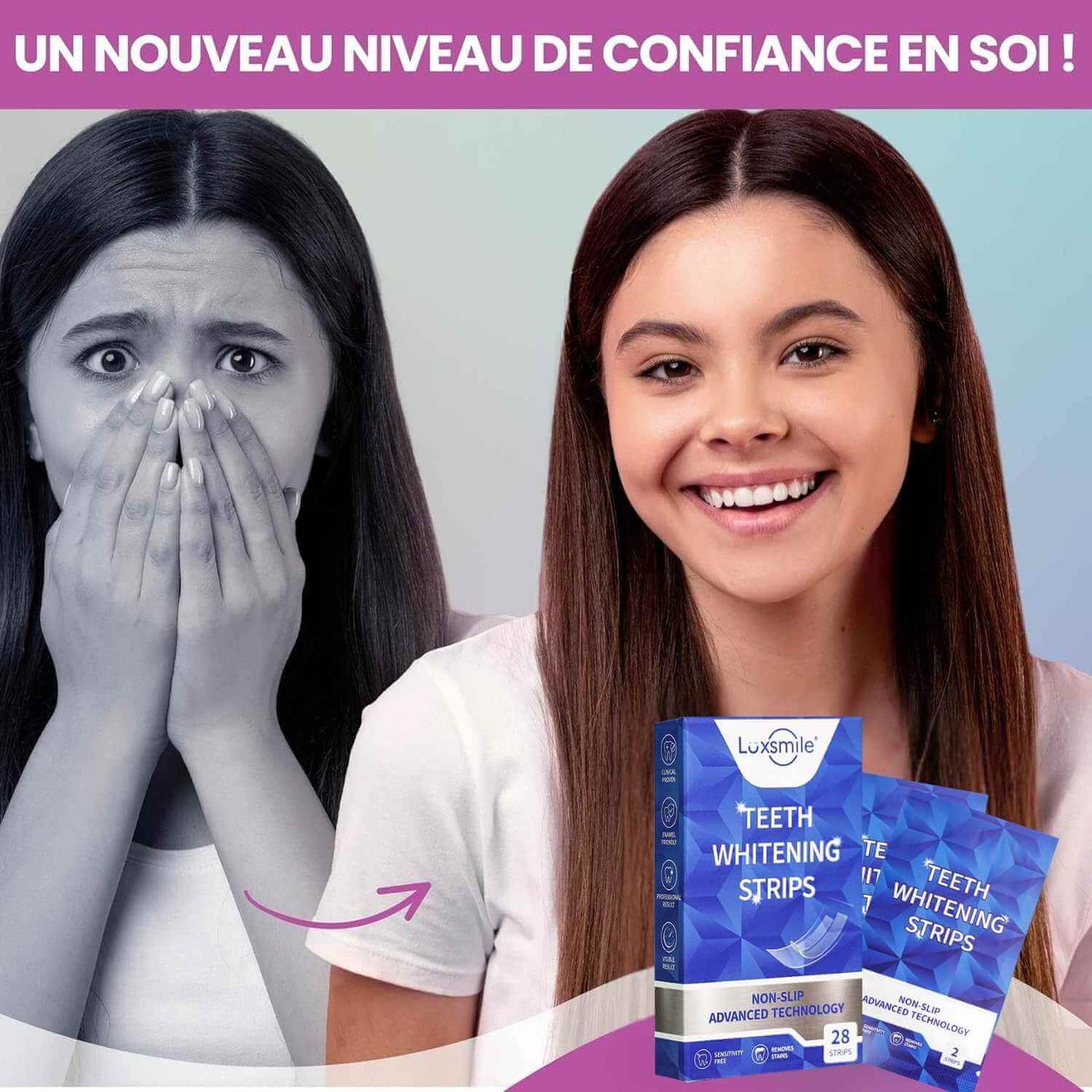 WhiteSmile™ - Bandes de blanchiment dentaire