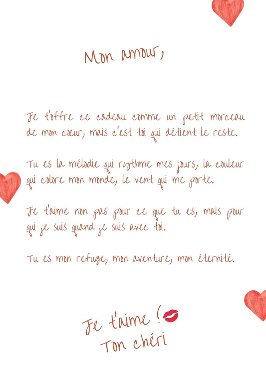 Ours Rose Éternelle™ + QR Code d'amour